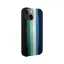 Evelatus Apple iPhone 15 Silikonhülle Mehrfarbig Grün