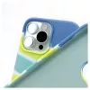 Evelatus Apple iPhone 15 Pro Silikonhülle Mehrfarbig Gelb Grün
