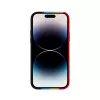 Evelatus Apple iPhone 15 Pro Silikonhülle Mehrfarbig Regenbogen