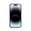 Evelatus Apple iPhone 15 Pro Max Silikonhülle Mehrfarbig Blau Pink