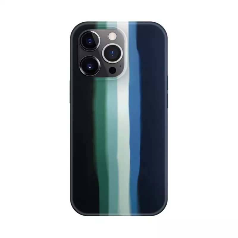 Evelatus Apple iPhone 15 Pro Max Silikonhülle Mehrfarbig Grün