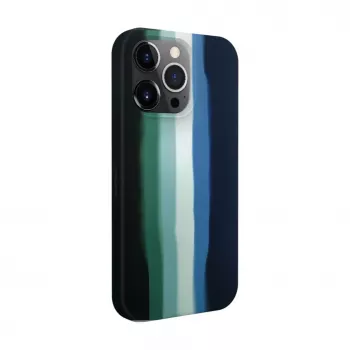 Evelatus Apple iPhone 15 Pro Max Silikonhülle Mehrfarbig Grün