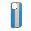 iLike Apple iPhone 15 Pro Diamonds and Leather Case Blau