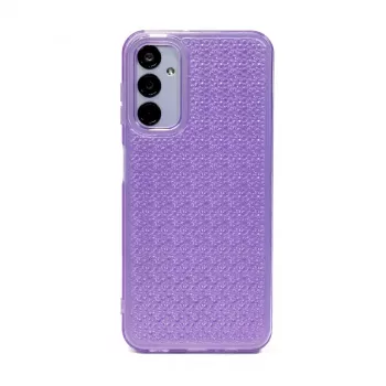iLike Samsung Galaxy A14 5G Silikonhülle Shine Transparent Violett