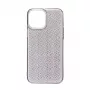 iLike Apple iPhone 14 Silikonhülle Shine Transparent Schwarz