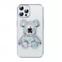iLike Apple iPhone 13 Pro Silikonhülle Print Desire Bear Silber