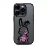 iLike Apple iPhone 14 Pro Max Silikonhülle Print Desire Rabbit Lila
