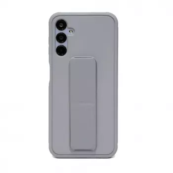 iLike Samsung Galaxy A14 5G Silikonhülle mit Standfuß Lila