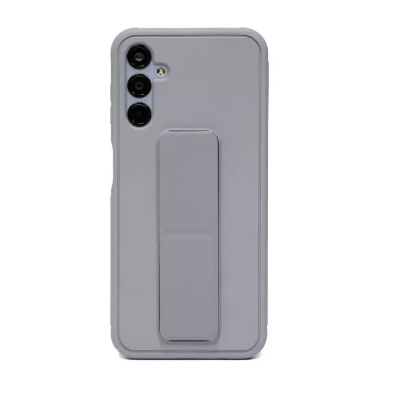 iLike Samsung Galaxy A14 5G Silikonhülle mit Standfuß Lila
