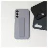 iLike Samsung Galaxy A14 5G Silikonhülle mit Standfuß Lila