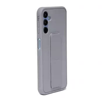 iLike Samsung Galaxy A14 5G Silikonhülle mit Standfuß Lila