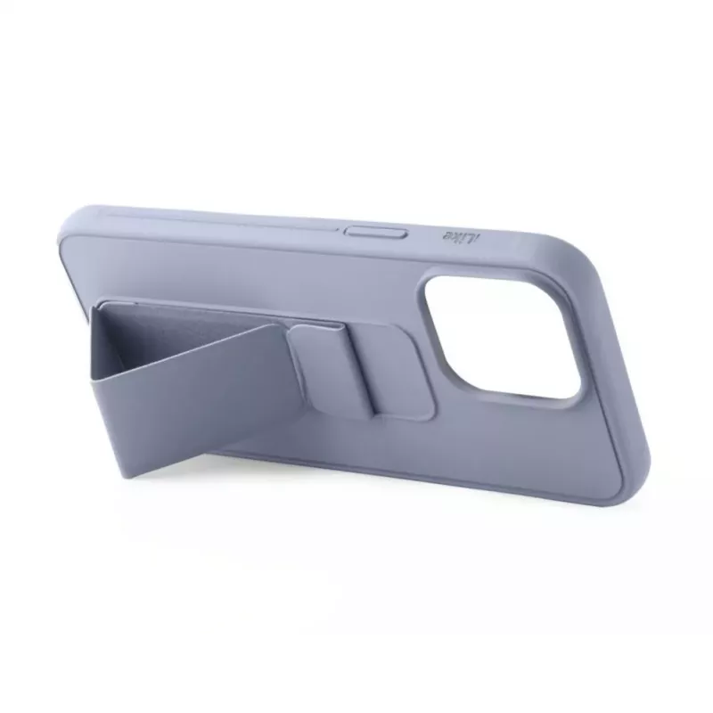iLike Apple iPhone 13 Silikonhülle mit Standfuß Lila