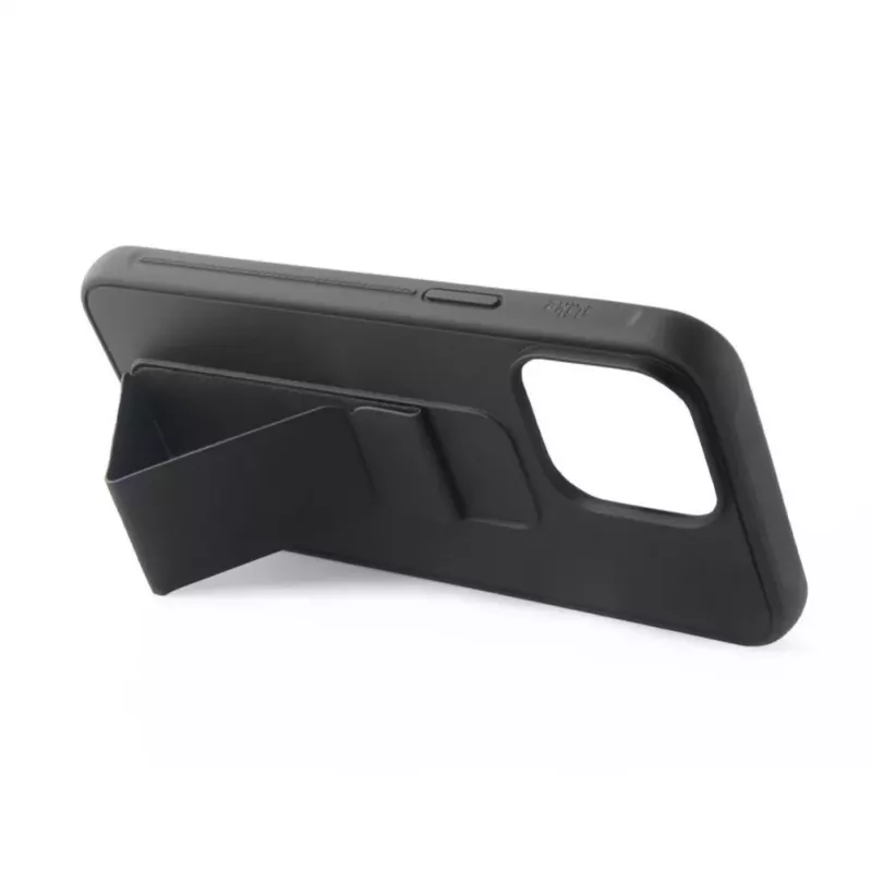 iLike Apple iPhone 14 Silikonhülle mit Standfuß Schwarz