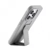 iLike Apple iPhone 15 Pro Silikonhülle mit Standfuß Silber