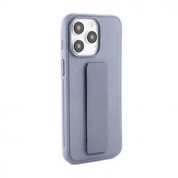 iLike Apple iPhone 15 Pro Silikonhülle mit Standfuß Lila
