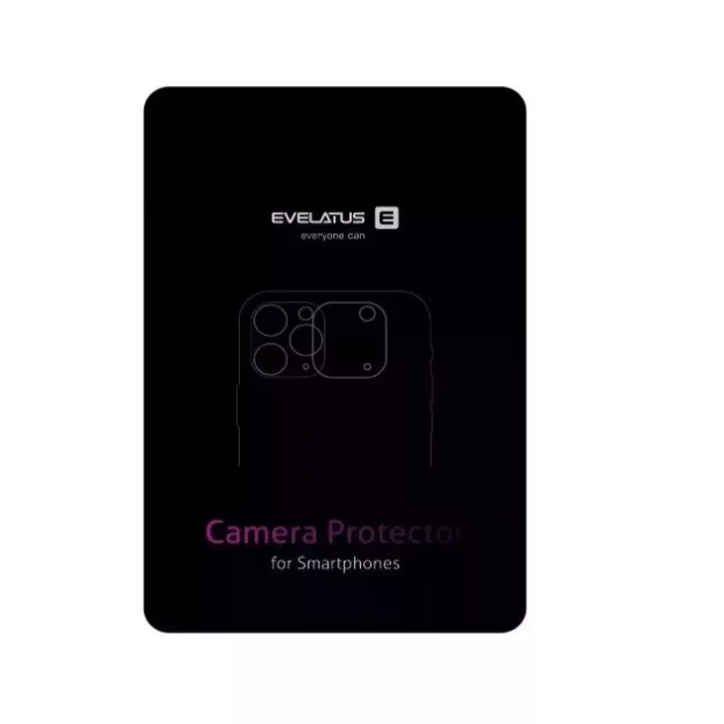 Evelatus Apple iPhone 15 Kamera-Linsenschutz Armor Schwarz