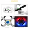 iLike Phantom Quadcopter Drone 360° (HC615) mit Fernsteuerung 2,4 GHz, USB-Ladung, 6-Achsen-Gyro, 4 Kanäle - Weiß