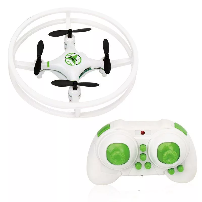 iLike Phantom Quadcopter Drone 360° (HC615) mit Fernsteuerung 2,4 GHz, USB-Ladung, 6-Achsen-Gyro, 4 Kanäle - Weiß