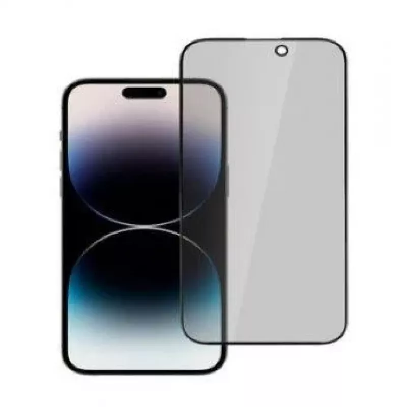 Evelatus Apple iPhone 15 Pro Max Privacy 2.5D Silk Full Cover Japan Glue Anti-Static Screen Protector