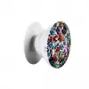 iLike Universal Pop Holder Stickers - Schwarz - 1 Pack