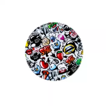 iLike Universal Pop Holder Stickers - Schwarz - 1 Pack