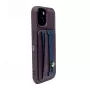iLike Apple iPhone 15 Pro Max Leather Pocket Stand Cover Lila