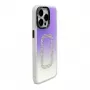 iLike Apple iPhone 14 Laser Shell Square Back Cover - Transparent mit schillerndem Muster