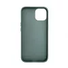 iLike Apple iPhone 15 Leder-Tasche mit verstecktem Fach und Standfuß Grün