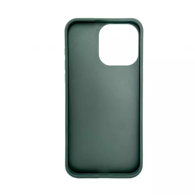 iLike Apple iPhone 15 Pro Leder-Tasche mit verstecktem Fach und Standfuß Grün