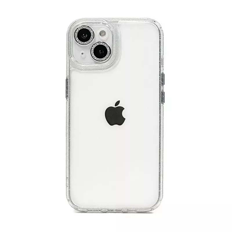 iLike Apple iPhone 13 Stars Lens Acrylic Cover White