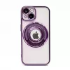 iLike Apple iPhone 14 IH MagSafe Hidden Stand Cover Lila