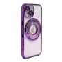 iLike Apple iPhone 14 IH MagSafe Hidden Stand Cover Lila