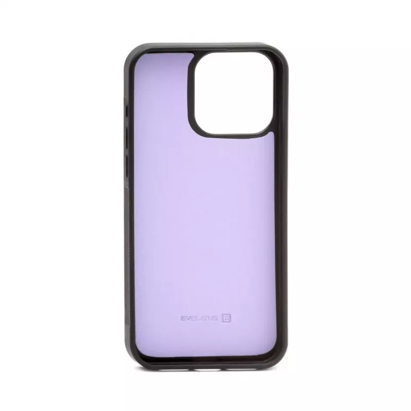 Evelatus Apple iPhone 15 Pro Max Wallet and Slim Cover Case Lila