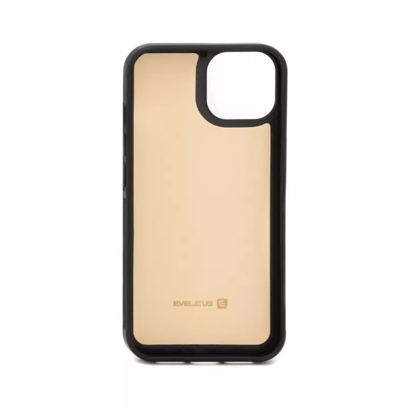 Evelatus Apple iPhone 15 Wallet und Slim Cover Case Beige