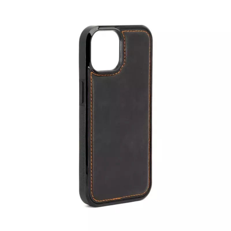 Evelatus Apple iPhone 15 Magnet Zip Pocket Case Zipper Design Schwarz