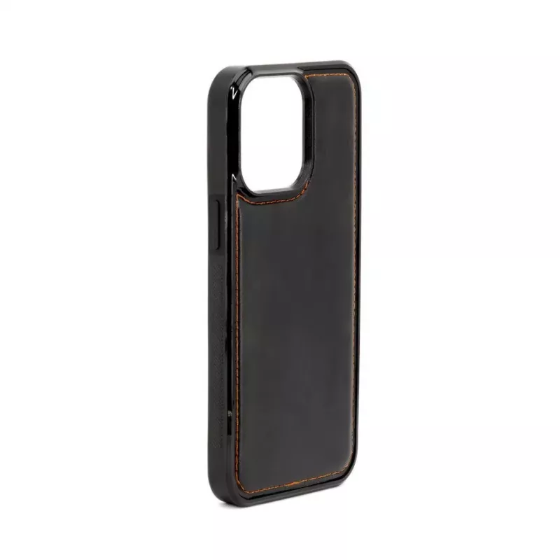 Evelatus Apple iPhone 15 Pro Max Magnetic Zip Pocket Case mit Reißverschluss-Design - Schwarz