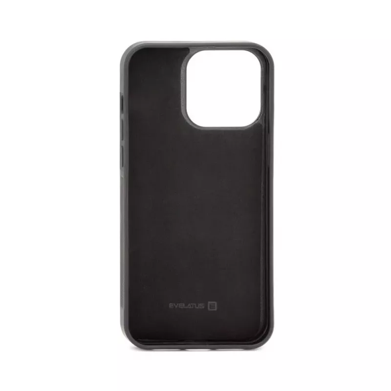 Evelatus Apple iPhone 15 Pro Max Magnetic Zip Pocket Case mit Reißverschluss-Design - Schwarz