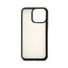 Evelatus Apple iPhone 14 Pro Lederetui mit Reißverschluss-Design Blumenweiß
