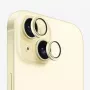 Evelatus Apple iPhone 15 / 15 Plus Kamera-Linsenschutz Armor Gelb