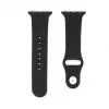 Connect Watch 38/40/41mm Silikon Loop Armband (132mm M/L) Schwarz