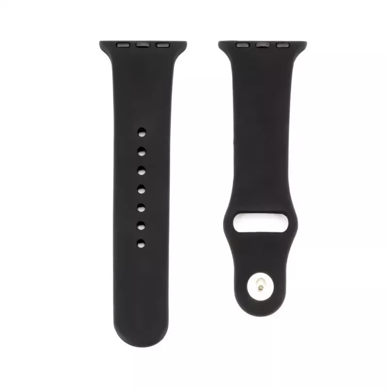 Connect Watch 38/40/41mm Silikon Loop Armband (132mm M/L) Schwarz