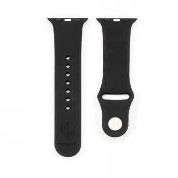 Connect Watch 38/40/41mm Silikon Loop Armband (132mm M/L) Schwarz