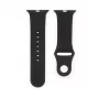 Connect Watch 38/40/41mm Silikon Loop Armband (132mm M/L) Schwarz