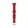 Connect 20mm T-Bügel Silikon Loop Armband (130mm M/L) Pflaume