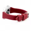 Connect 20mm T-Bügel Silikon Loop Armband (130mm M/L) Pflaume