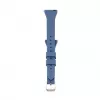 Connect 20mm T-Bügel Silikon Loop Armband (130mm M/L) Blau
