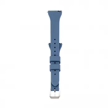 Connect 20mm T-Bügel Silikon Loop Armband (130mm M/L) Blau