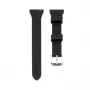 Connect 22mm T-Bügel Silikon Loop Armband (130mm M/L) Schwarz