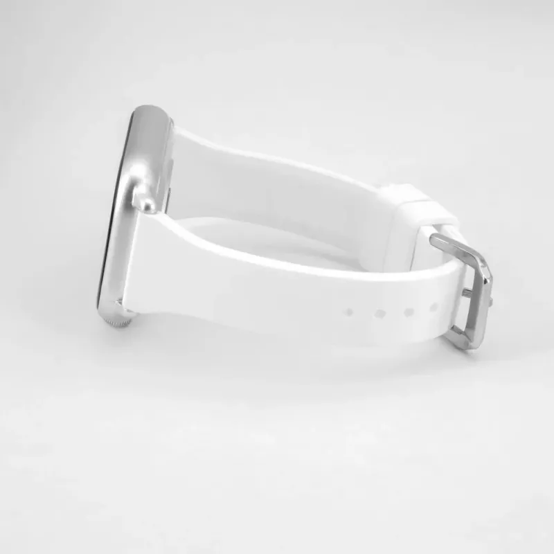 Connect 22mm T-Bügel Silikon Loop Armband (130mm M/L) Weiß