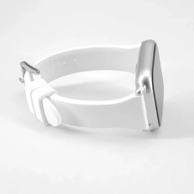 Connect 22mm T-Bügel Silikon Loop Armband (130mm M/L) Weiß